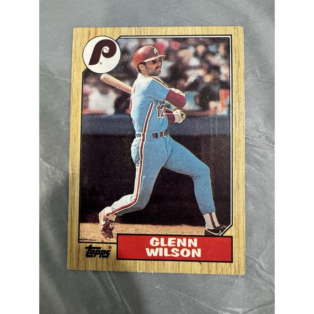 1987 Topps Glenn Wilson Philadelphia Phillies #97 Vintage MLB Baseball Card